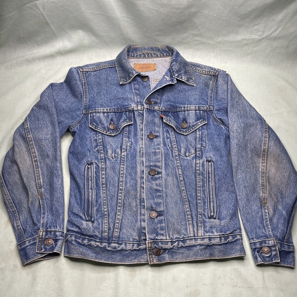 Levis 70506 0214 Denim Trucker Jacket Size 36R USA Type III Vintage